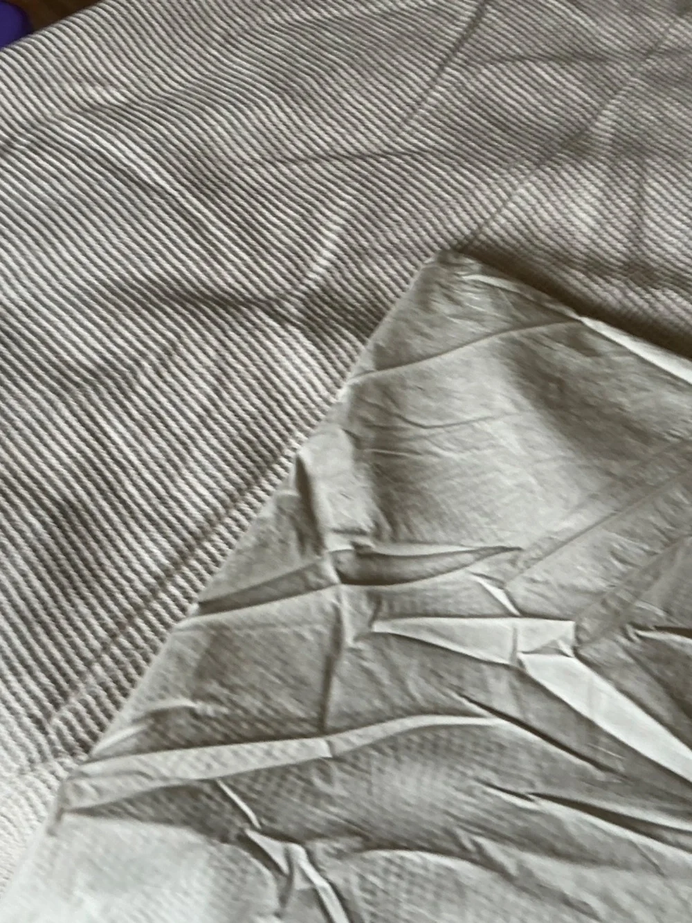 NWOT Calvin Klein Tan Waffle Knit QUEEN Duvet cover